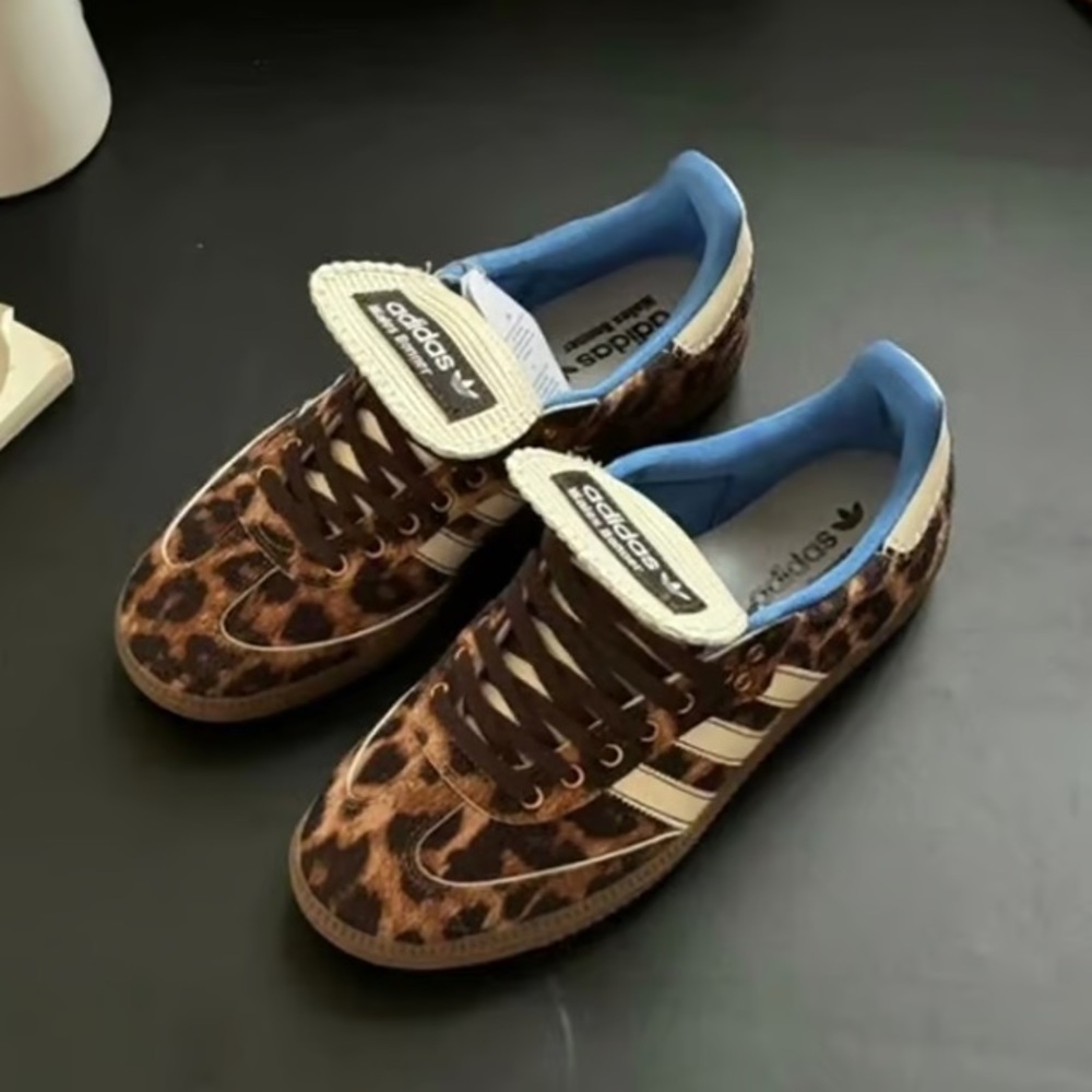 Adidas x Wales Bonner Samba Pony Leopard - Picture 2 of 6